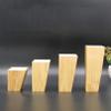 LUOFDCLDDD Furniture LegsSet of 4 Oak Woodniture Legs,Solid Wood Sofa Feet,Slanted Square Coneniture Replacement Feet,Armchair Legs,For Tv Cabinet,Bed,Couch,Dresser,With Mounting Plate,Wood Color/6Cm view 4