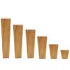 LUOFDCLDDD Furniture Legs4Pcsniture Leg,Solid Wood Sofa Legs,Oak Computer Desk Feet,Square Cone Drawer Legs,Coffee Table Legs,Cabinet Feet,Dressing Table Legs,With Mounting Accessories and M8 Threade view 3