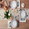 Patriotic Star Table Runner American Flag Independence Day Table Runners 72 Inches Long Red Blue Stars July 4th Tablecloth for Kitchen Decor Non Slip Dinner Runner for Table Kitchen Party Decoration view 3