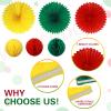 10 Pcs Reggae Birthday Party Supplies 51 x 71 Inch Plastic Rectangular Table Cover Foil Decorations Summer Music Jamaican Party Decoration for Jamaica Festival Black History Month Supplies view 4