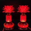 XIALON US 110V 220V 1pairs 8.2inch LED Buddha Lamp Guanyin Lotus Lamp Room Buddhist Supplies view 2