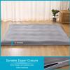 Foldable Japanese Futon Mattress Cover for Full Queen King Twin Size Tatami Floor Mattress Futon Cover Meditation Sleeping Pad Dust Cover for Floor Guest Room Travel (O 135X200cm(53X79in)) view 3