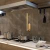 2 Pcs Paper Towel Holder, Self Adhesive Gold Paper Towel Holder Under Cabinet, SUS304 Stainless Steel Wall Mount Paper Towel Holder for Kitchen, Countertop, Cabinet, Bathroom view 4