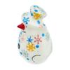 Polmedia Polish Pottery Salt Shaker UNIKAT - Vintage Snow Fall Pattern Handmade in Boleslawiec Poland by Ceramika Artystyczna + Certificate of Authenticity view 2