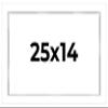 25x14 Shadow Box White Display Frame 1 Inch Deep | 1.5 Inch Wide Moulding | Includes Shatter Resistant Acrylic Plexiglass, Acid-Free Backing and Hanging Hardware view 1