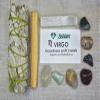 Virgo Zodiac Crystals Smudge Kit Palo Santo Selenite Sage Virgo Stones Set Virgo Crystals and Gemstones Set Zodiac Virgo Crystals Gift Set view 4