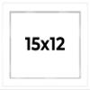 15x12 Shadow Box White Display Frame 1 Inch Deep | 1.5 Inch Wide Moulding | Includes Shatter Resistant Acrylic Plexiglass, Acid-Free Backing and Hanging Hardware view 1