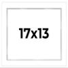 17x13 Shadow Box White Display Frame 1 Inch Deep | 1.5 Inch Wide Moulding | Includes Shatter Resistant Acrylic Plexiglass, Acid-Free Backing and Hanging Hardware view 1