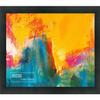 Poster Palooza 28x21 Contemporary Black Complete Wood Picture Frame with UV Acrylic Plexiglass, Foam Board Backing & Hardware Included view 1