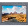 Poster Palooza 10x4 Rustic Complete Wood Picture Frame with UV Acrylic Plexiglass, Foam Board Backing & Hardware Included - 10x4 Inch Frame view 4