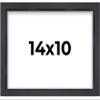 10x14 Shadow Box Frame Contemporary Black | 3/4" Depth of Usable Space| Interior Size 10x14 or 14x10 Inches| UV Resistant Acrylic, Acid-Free Backing, Wall Hangers | Made in USA view 1