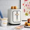 Beautiful 2 Slice Touchscreen Toaster, White Icing view 2
