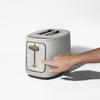Beautiful 2 Slice Touchscreen Toaster, White Icing view 4