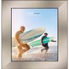 Poster Palooza 36x28 Contemporary Pewter Complete Wood Picture Frame with UV Acrylic Plexiglass, Foam Board Backing & Hardware Included view 4