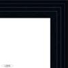14x8.5 Shadow Box Pinstripe Black Frame - Interior Size 14x8.5 by 1 Inch Deep - This Black Frame is Made to Display Items Up to 1 Inch Deep Includes Shatter Resistant Acrylic, Backing, Hardware view 2
