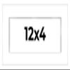 12x4 Shadow Box White Display Frame 1 Inch Deep | 1.5 Inch Wide Moulding | Includes Shatter Resistant Acrylic Plexiglass, Acid-Free Backing and Hanging Hardware - 12x4 Inch Frame view 1