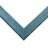 Poster Palooza 24x12 Frame Blue Teal Distressed Solid Wood Picture Frame | 1.25 Inch Moulding Width | Includes UV Acrylic Plexiglass, Foam Board Backing & Hanging Hardware Included view 4