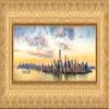 Poster Palooza 40x13.5 Ornate Gold Complete Wood Panoramic Frame with UV Acrylic Plexiglass, Foam Board Backing & Hardware Included view 4