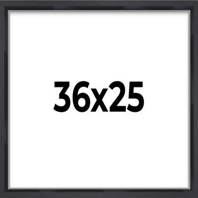 25x36 Shadow Box Frame Contemporary Black | 3/4" Depth of Usable Space| Interior Size 25x36 or 36x25 Inches| UV Resistant Acrylic, Acid-Free Backing, Wall Hangers | Made in USA