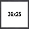 25x36 Shadow Box Frame Contemporary Black | 3/4" Depth of Usable Space| Interior Size 25x36 or 36x25 Inches| UV Resistant Acrylic, Acid-Free Backing, Wall Hangers | Made in USA view 1
