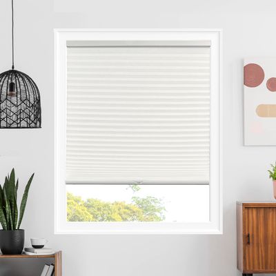 CHICOLOGY Cellular Shades, Window Blinds Cordless, Blinds for Windows, Window Shades for Home, Window Coverings, Cellular Blinds, Door Blinds, Light Filtering Montana Pearl, 56.25" W X 48" H