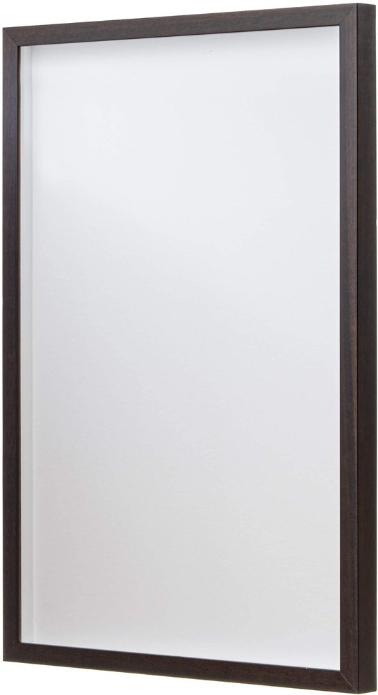 10x13 Shadow Box Frame Traditional Walnut Finish | 1" Depth of Usable Space| Vertical or Horizontal Display | UV Resistant Acrylic, Acid-Free Backing, Hangers | Made in USA