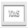 10x5 Shadow Box White High Gloss Solid Wood Display Frame | 1.5 Inches Deep | 1 Inch Moulding Width | Includes Shatter Resistant Acrylic Plexiglass, Backing and Hanging Hardware view 1