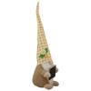16" Yellow Gingham Plaid Springtime Gnome with Chalkboard view 3