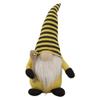 10" Yellow and Black Bumblebee Springtime Gnome view 1