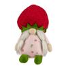 9.5" Green and Red Girl Springtime Strawberry Gnome view 1