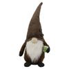 14.5" Brown Coffee Bean Gnome with Coffee Cup view 1