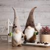 14.5" Brown Coffee Bean Gnome with Coffee Cup view 2
