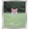 Poster Palooza 24x19 Contemporary Silver Complete Wood Picture Frame with UV Acrylic Plexiglass, Foam Board Backing & Hardware Included view 3