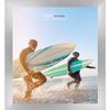 Poster Palooza 24x19 Contemporary Silver Complete Wood Picture Frame with UV Acrylic Plexiglass, Foam Board Backing & Hardware Included view 4