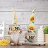 Northlight 15.25" Spring Sunflower Hat Gnome with Home Sign view 2