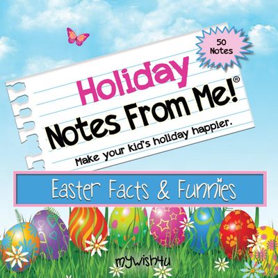 Notes From Me! Easter Fun Facts & Jokes Tear-Off Lunch Box Notes for Kids, Ages 8+