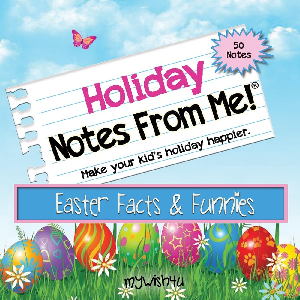 Notes From Me! Easter Fun Facts & Jokes Tear-Off Lunch Box Notes for Kids, Ages 8+