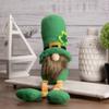 17" St. Patrick's Day Leprechaun Gnome with Dangly Legs view 2