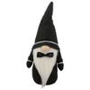12.5" Black and White Wedding Day Groom Gnome view 1