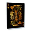Sense Canvas King Playing Card Canvas Art - Gold Poker Casino Pop Home Decor Print Poster Painting Large 30x40 / 1.5" view 1