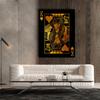 Sense Canvas King Playing Card Canvas Art - Gold Poker Casino Pop Home Decor Print Poster Painting Large 30x40 / 1.5" view 3