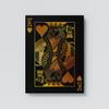 Sense Canvas King Playing Card Canvas Art - Gold Poker Casino Pop Home Decor Print Poster Painting Large 30x40 / 1.5" view 4