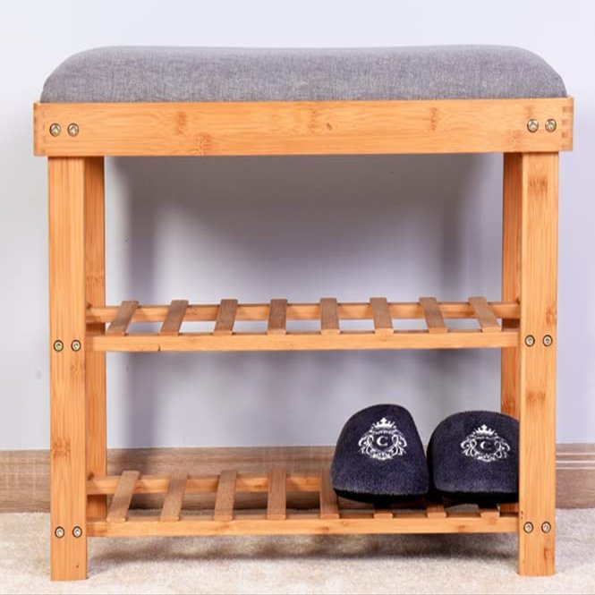 be current Entryway Bench with Storage, Storage Chests, Shoe Bench, Padded Shelf, Rack,Upholstered End of Bed Shelf for Bedroom,Foyer Accent Living Room Natural