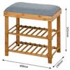 be current Entryway Bench with Storage, Storage Chests, Shoe Bench, Padded Shelf, Rack,Upholstered End of Bed Shelf for Bedroom,Foyer Accent Living Room Natural view 2
