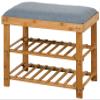 be current Entryway Bench with Storage, Storage Chests, Shoe Bench, Padded Shelf, Rack,Upholstered End of Bed Shelf for Bedroom,Foyer Accent Living Room Natural view 4