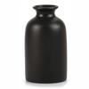 Ceramic Black Small Vase, Dry Flower Vases Minimalism Style for Modern Table Shelf Fit Fireplace Bedroom Kitchen Living Room Home Decor (Black, Small) view 1