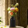 Ceramic Black Small Vase, Dry Flower Vases Minimalism Style for Modern Table Shelf Fit Fireplace Bedroom Kitchen Living Room Home Decor (Black, Small) view 4