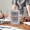 Smartphon Clear Cell Phone Locker Box: Mobile Phone Jail 8- Slots Cell Phones Prison Safe Smartphone Holder case for Classroom Home Table Office Kids Storage Box view 4