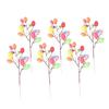 Abaodam Spring Easter Party Decorations 6Pcs Easter Egg Tree Branches Flower Picks Flower Arrangement Ornament Foam Stems for Eggs Spring Party Home Decoration Easter Tree Decorations view 1