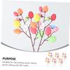 Abaodam Spring Easter Party Decorations 6Pcs Easter Egg Tree Branches Flower Picks Flower Arrangement Ornament Foam Stems for Eggs Spring Party Home Decoration Easter Tree Decorations view 3